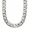 Chisel Stainless Steel Polished 24 inch Anchor Link Necklace