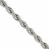 Chisel Stainless Steel Polished 7mm 18 inch Rope Chain