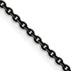 Chisel Stainless Steel Antiqued 2.7mm 22 inch Cable Chain