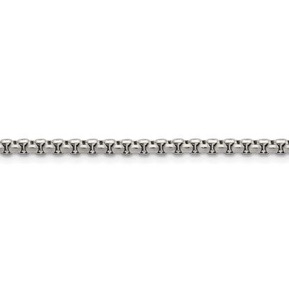 Chisel Stainless Steel Polished 3.8mm Fancy Link 20 inch Chain