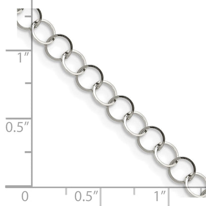 Chisel Stainless Steel Polished 22 inch Fancy Link Chain