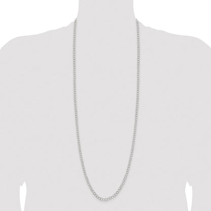 Chisel Stainless Steel Polished 6mm 36 inch Circle Link Necklace