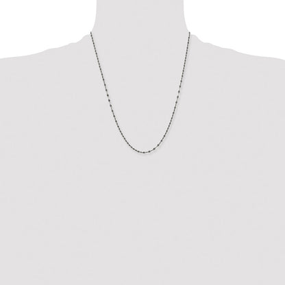 Chisel Stainless Steel Oxidized 2.5mm 22 inch Alternate Anchor Link Chain