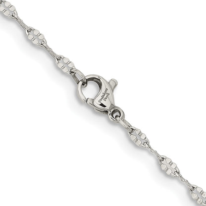 Chisel Stainless Steel Polished 16 inch Alternate Anchor Link Chain