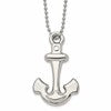 Chisel Stainless Steel Polished Hollow Anchor Pendant on a 22 inch Ball Chain Necklace