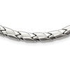 Chisel Stainless Steel Brushed and Polished 19 inch Necklace