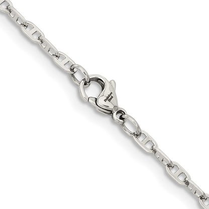 Chisel Stainless Steel Polished 2.75mm 22 inch Anchor Chain