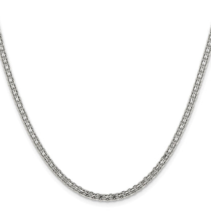 Chisel Stainless Steel Polished 3.1mm 20 inch Bismark Chain