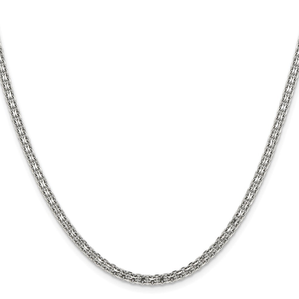 Chisel Stainless Steel Polished 3.1mm 18 inch Bismark Chain