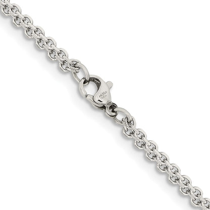 Chisel Stainless Steel Polished 3.1mm 20 inch Bismark Chain
