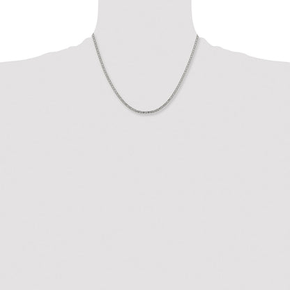 Chisel Stainless Steel Polished 3.1mm 18 inch Bismark Chain