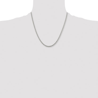 Chisel Stainless Steel Polished 3.1mm 20 inch Bismark Chain