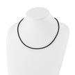 Chisel 3mm Genuine Leather Greece Textured 18 inch Necklace