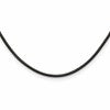 Chisel 3mm Genuine Leather Greece Textured 18 inch Necklace