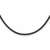 Chisel 3mm Genuine Leather Weave 20 inch Necklace