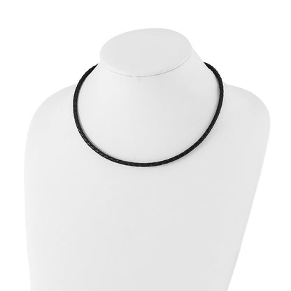 Chisel 4mm Genuine Leather Weave 20 inch Necklace
