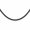 Chisel 4mm Genuine Leather Weave 18 inch Necklace