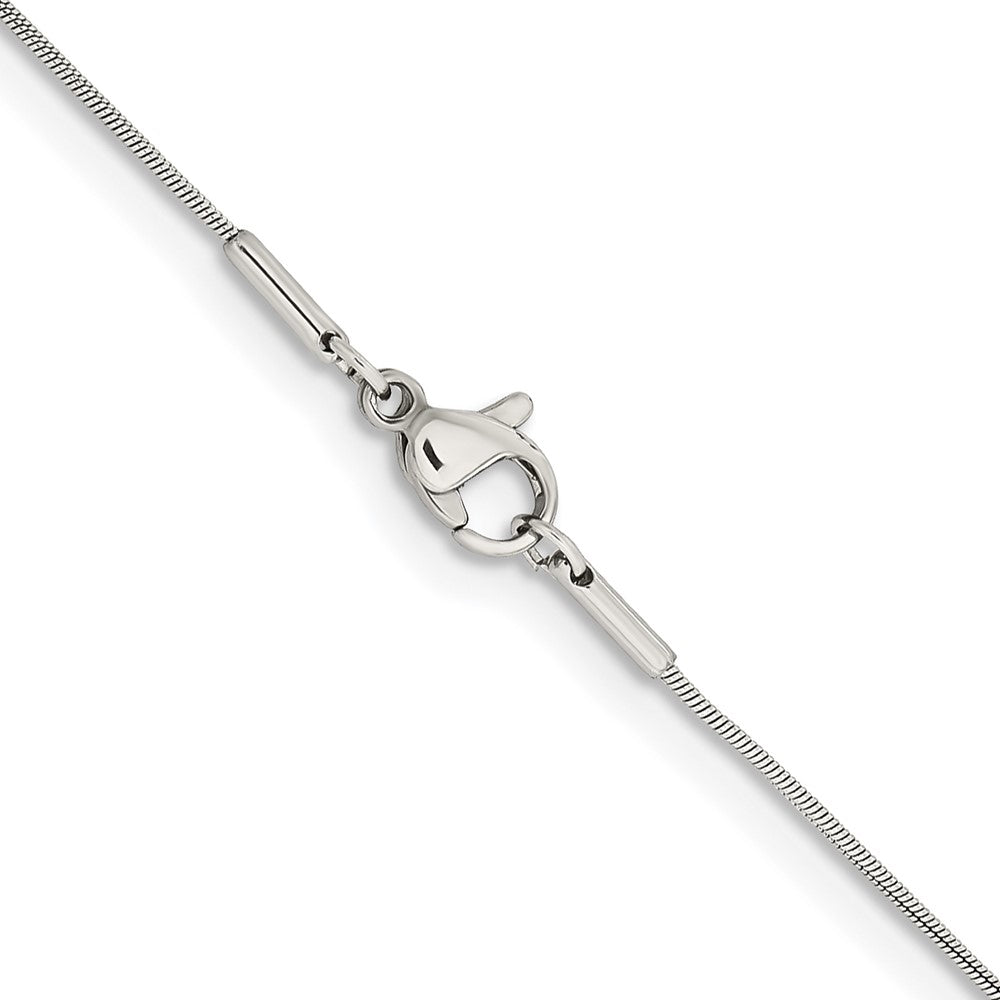 Chisel Stainless Steel Polished .90mm 20 inch Snake Chain