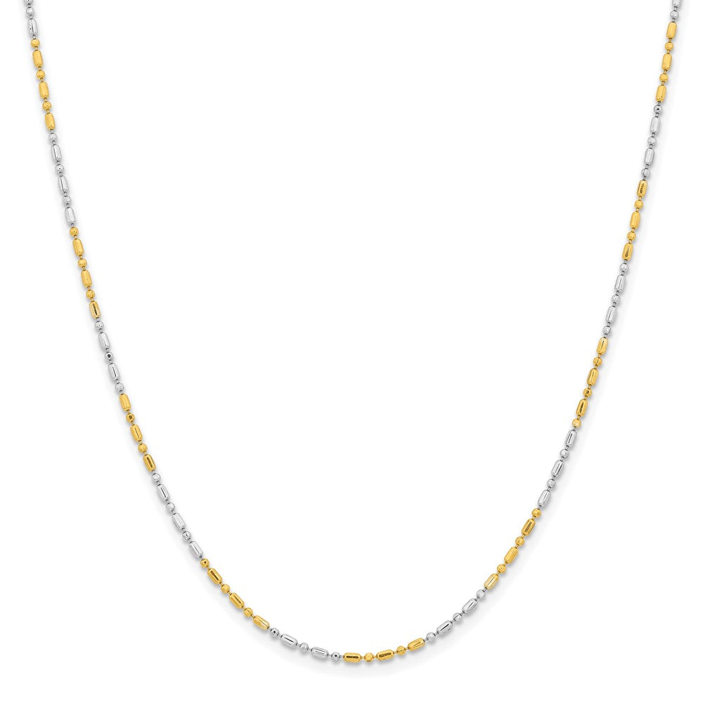 Chisel Two-tone Brass 1.00mm 20 inch Snake Chain
