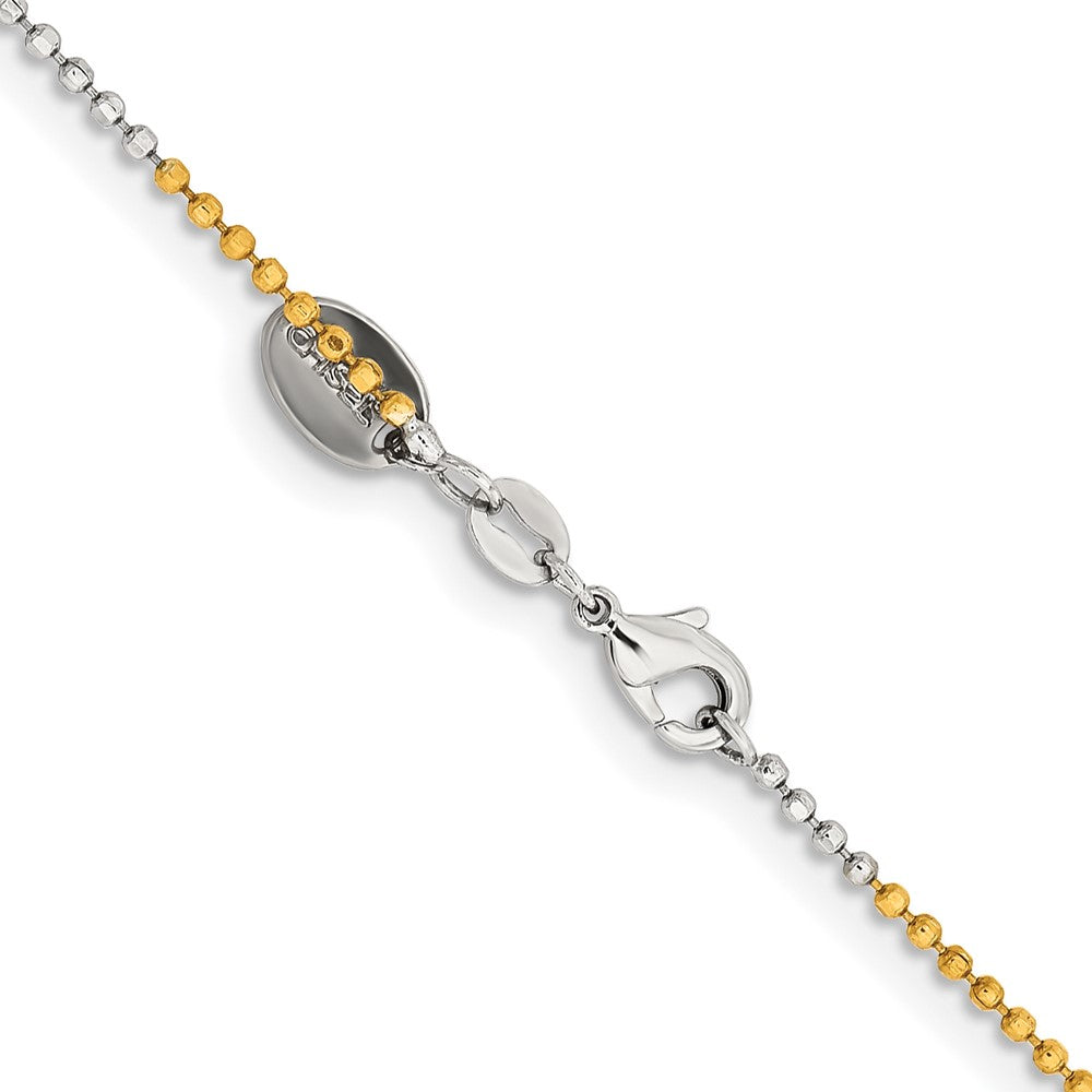 Chisel Two-tone Brass 1.00mm 20 inch Snake Chain