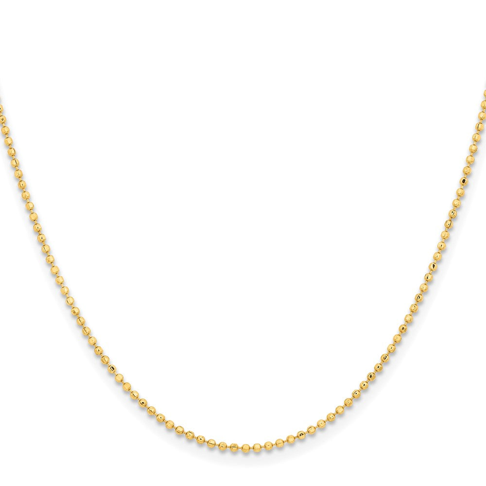 Chisel Gold-tone Brass 2.00mm Plated 20 inch Ball Chain