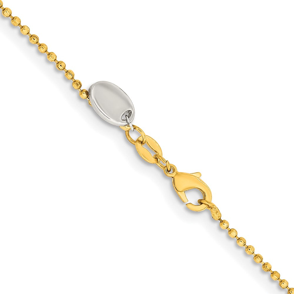 Chisel Gold-tone Brass 2.00mm Plated 20 inch Ball Chain