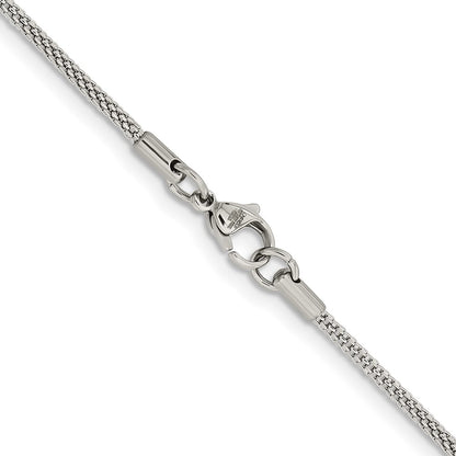 Chisel Stainless Steel Polished 2mm 24 inch Bismark Chain