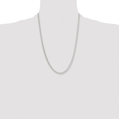Chisel Stainless Steel Polished 4mm 24 inch Box Chain