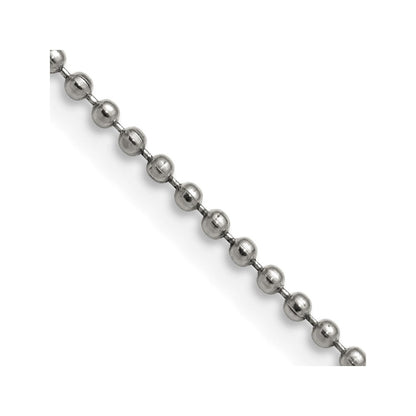Chisel Stainless Steel Polished 2mm 22 inch Ball Chain