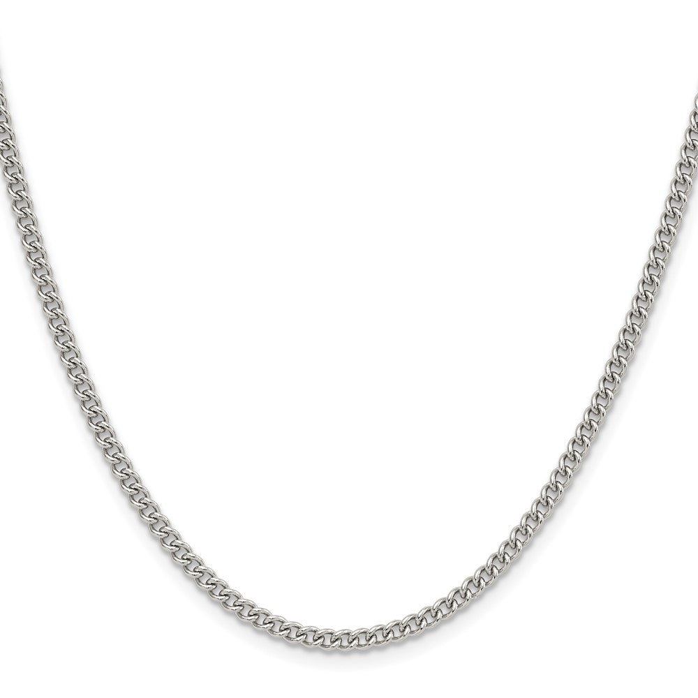 Chisel Stainless Steel Polished 3mm 18 inch Curb Chain