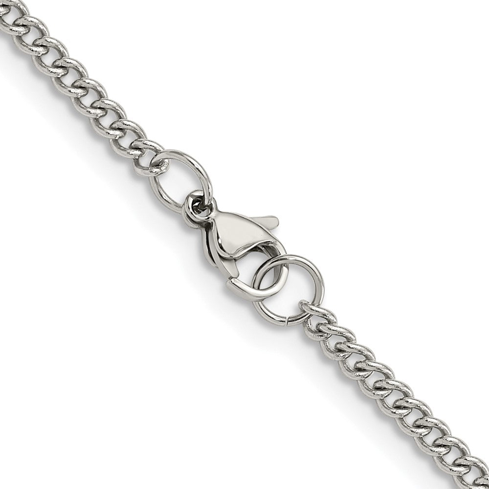 Chisel Stainless Steel Polished 3mm 18 inch Curb Chain