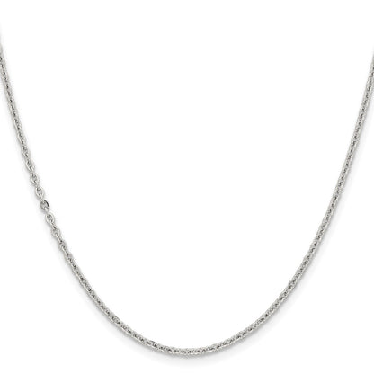 Chisel Stainless Steel Polished 2.3mm 24 inch Cable Chain