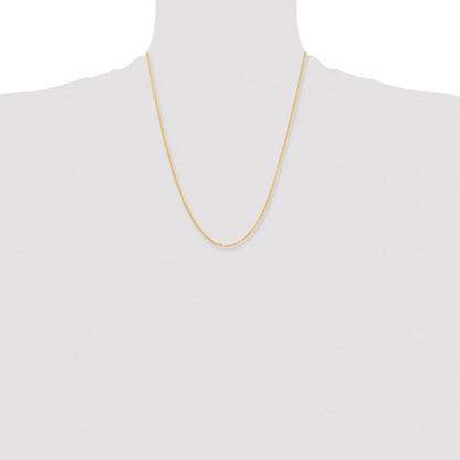 Chisel Stainless Steel Polished Yellow IP-plated 2.3mm 22 inch Cable Chain