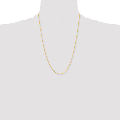 Chisel Stainless Steel Polished Yellow IP-plated 2.3mm 24 inch Cable Chain