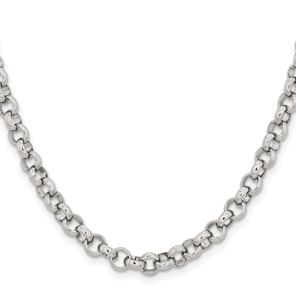 Chisel Stainless Steel Polished 6mm 36 inch Rolo Chain