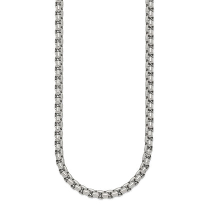 Chisel Stainless Steel Polished 24 inch Fancy Box Chain