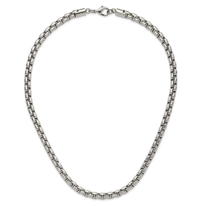 Chisel Stainless Steel Polished 24 inch Fancy Rolo Chain