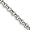 Chisel Stainless Steel Polished 6mm 24 inch Rolo Chain
