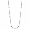 Chisel Stainless Steel Polished Stars on a 35 inch Cable Chain Necklace