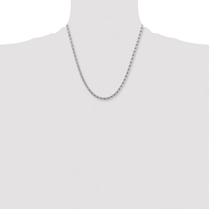 Chisel Stainless Steel Polished 20 inch Fancy Circle Link Chain