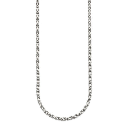 Chisel Stainless Steel Polished 22 inch Fancy Link Chain
