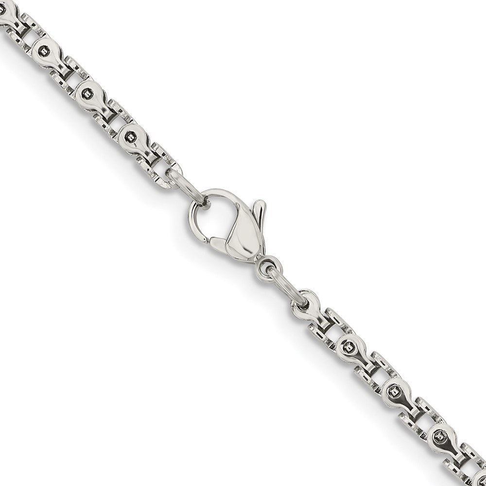 Chisel Stainless Steel Polished 22 inch Fancy Link Chain
