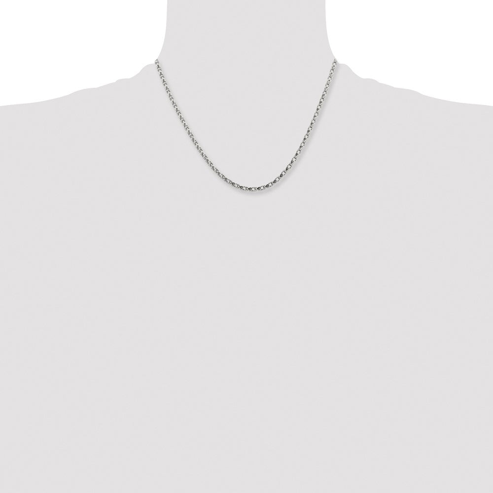 Chisel Stainless Steel Polished 18 inch Fancy Link Chain