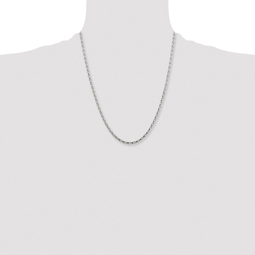 Chisel Stainless Steel Polished 22 inch Fancy Link Chain