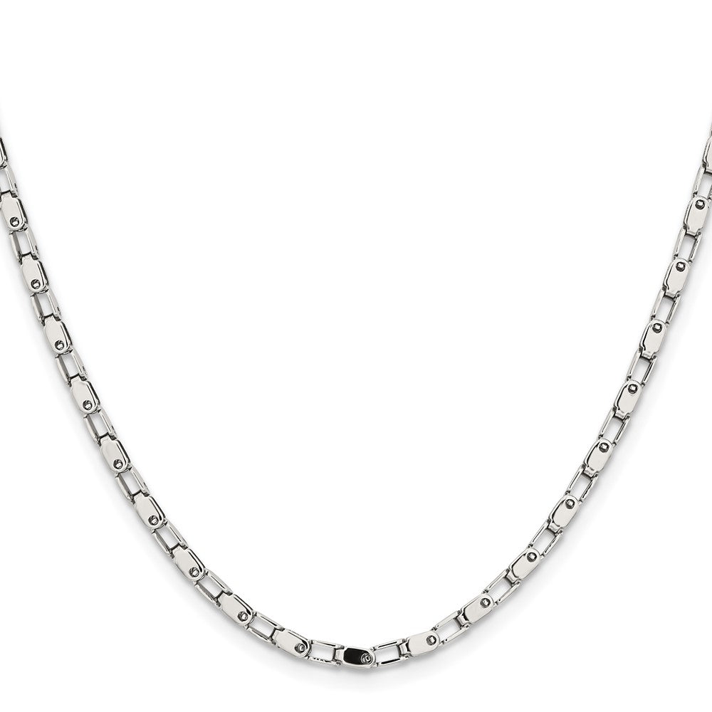 Chisel Stainless Steel Polished 24 inch Fancy Link Chain