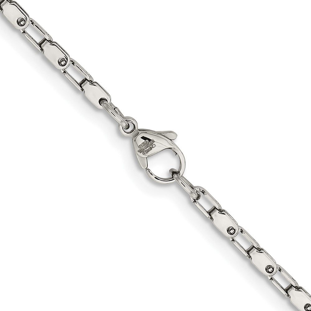 Chisel Stainless Steel Polished 24 inch Fancy Link Chain