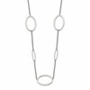 Chisel Stainless Steel Polished Fancy Oval Link 38 inch Necklace