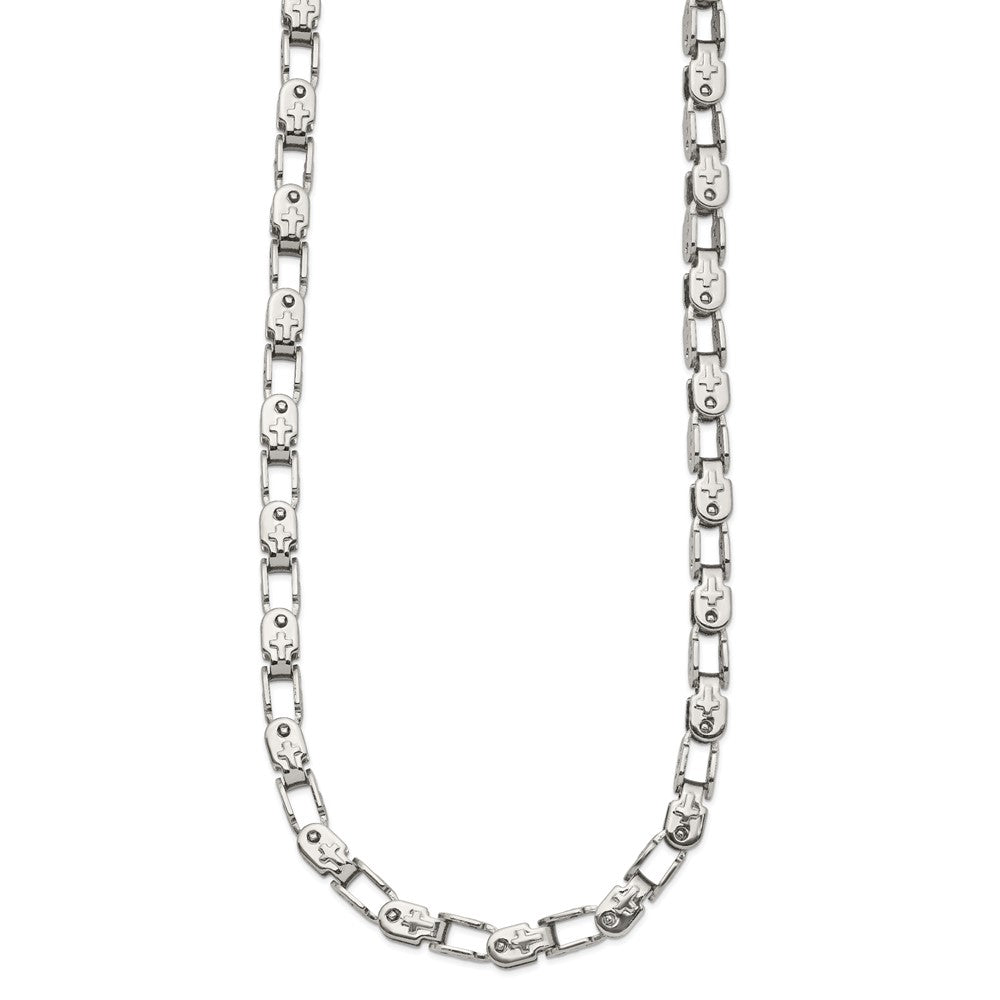 Chisel Stainless Steel Polished 20 inch Fancy Link Chain