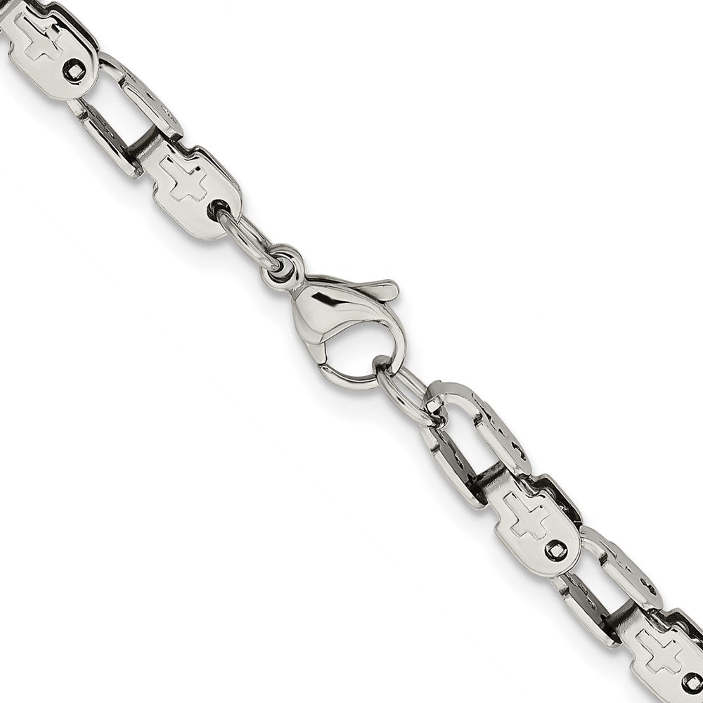 Chisel Stainless Steel Polished 20 inch Fancy Link Chain