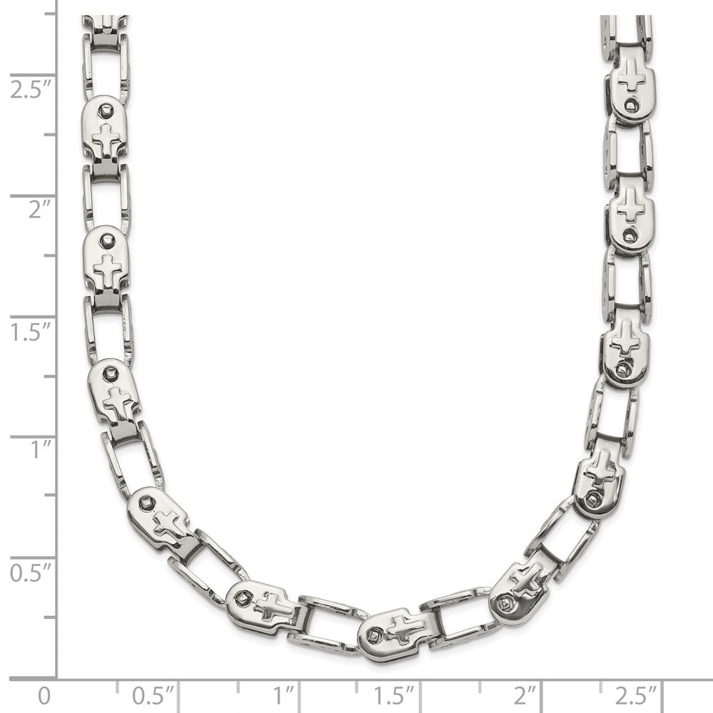 Chisel Stainless Steel Polished 20 inch Fancy Link Chain